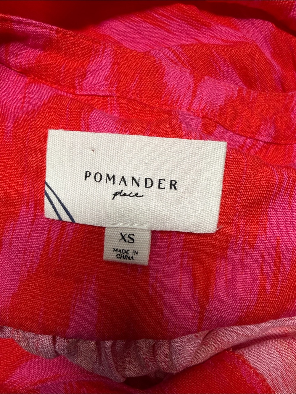 Pomander Place Kenzo Dress Mini Flare V Neck Tiered Ruffle Long Sleeve Pink XS - Picture 6 of 8